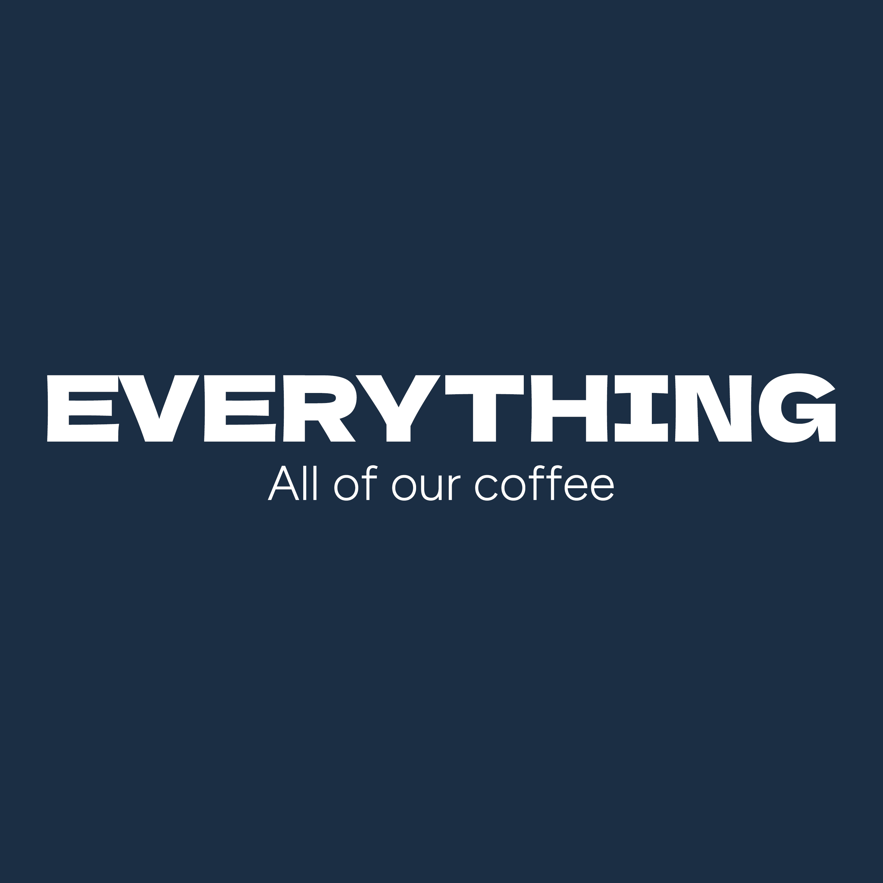All Coffee